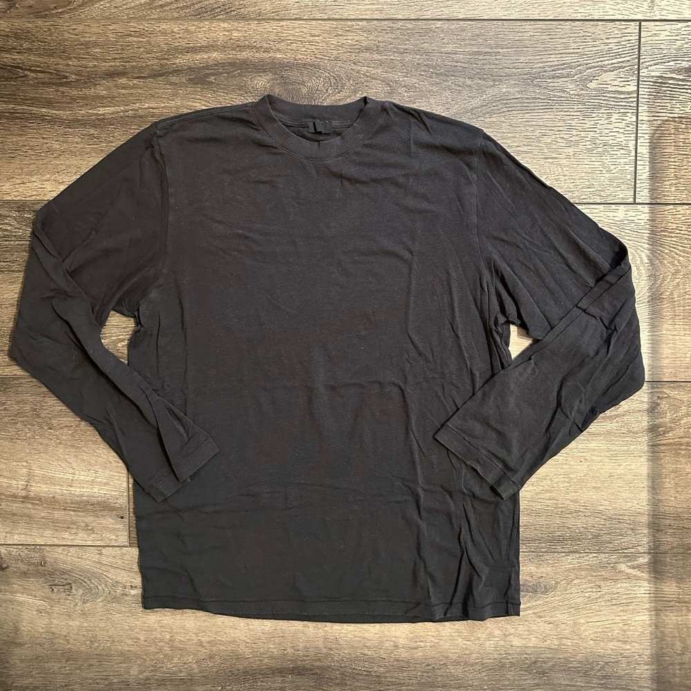 skims long sleeve boyfriend tee